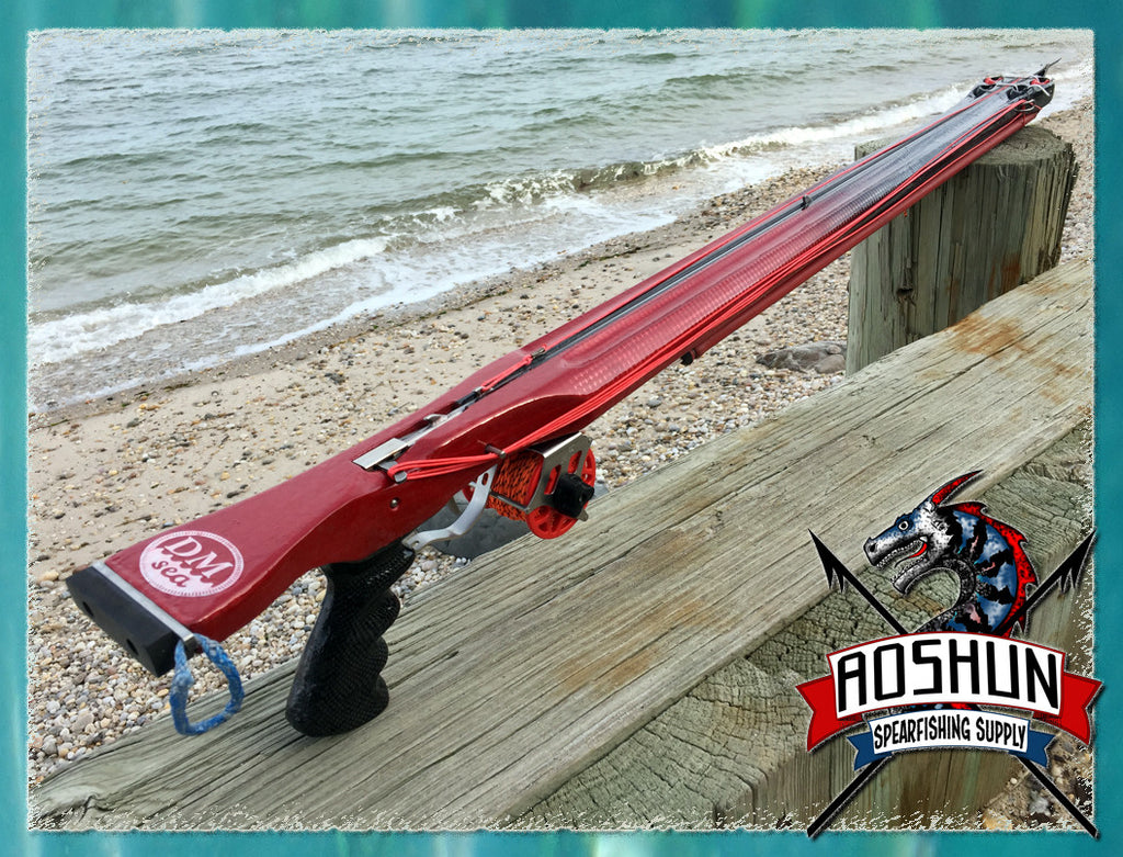 Double roller speargun build – Aoshun Spearfishing Supply